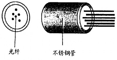 单层不锈钢管(光纤单元)结构